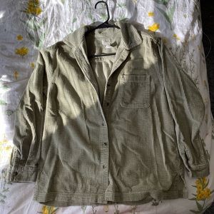 LL Bean Green Corduroy Jacket